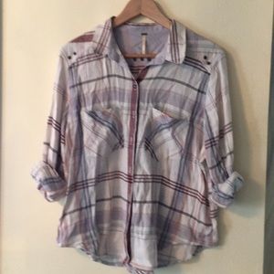 Free People premium button down shirt size XS